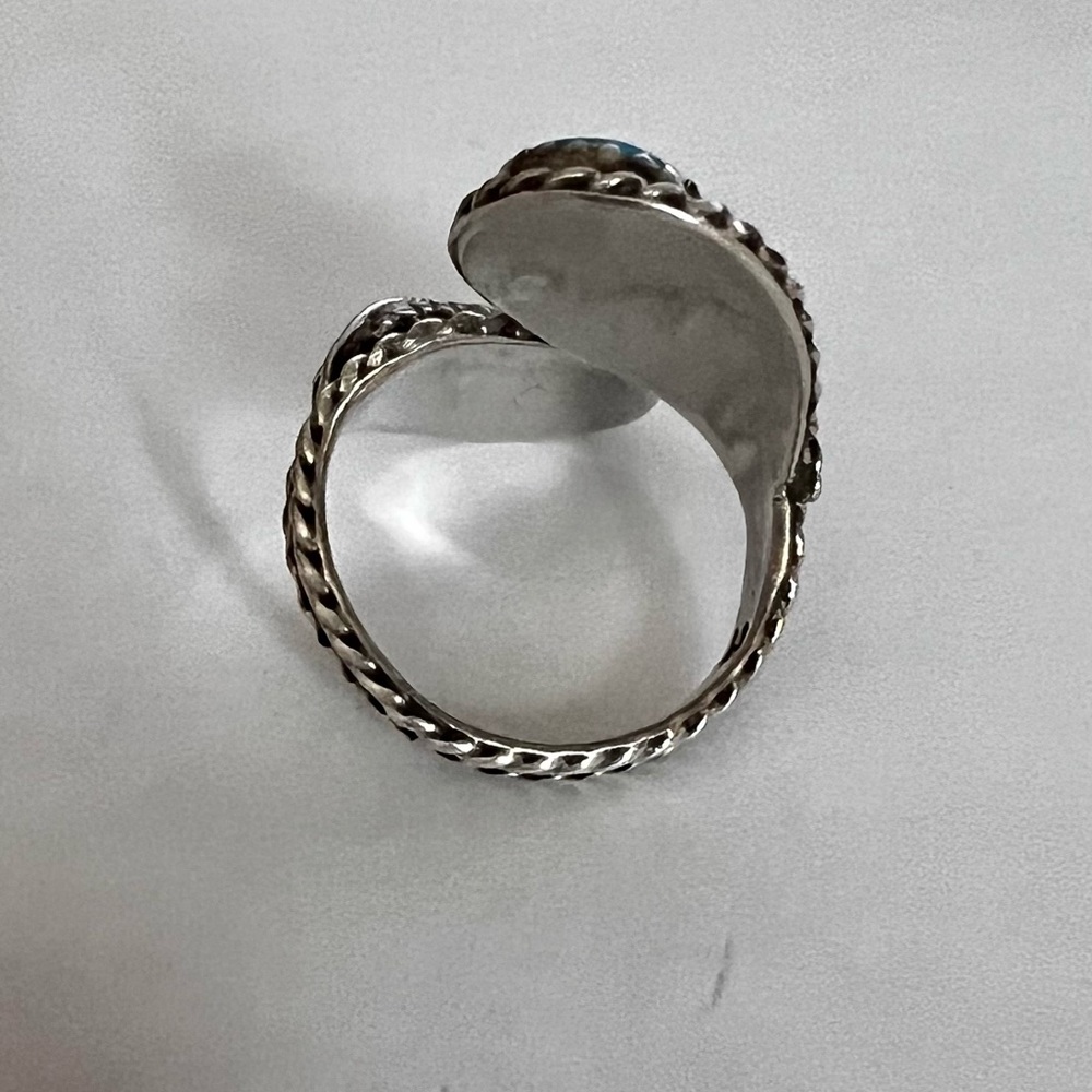 Vintage sterling silver and turquoise ring. - Picture 4 of 6